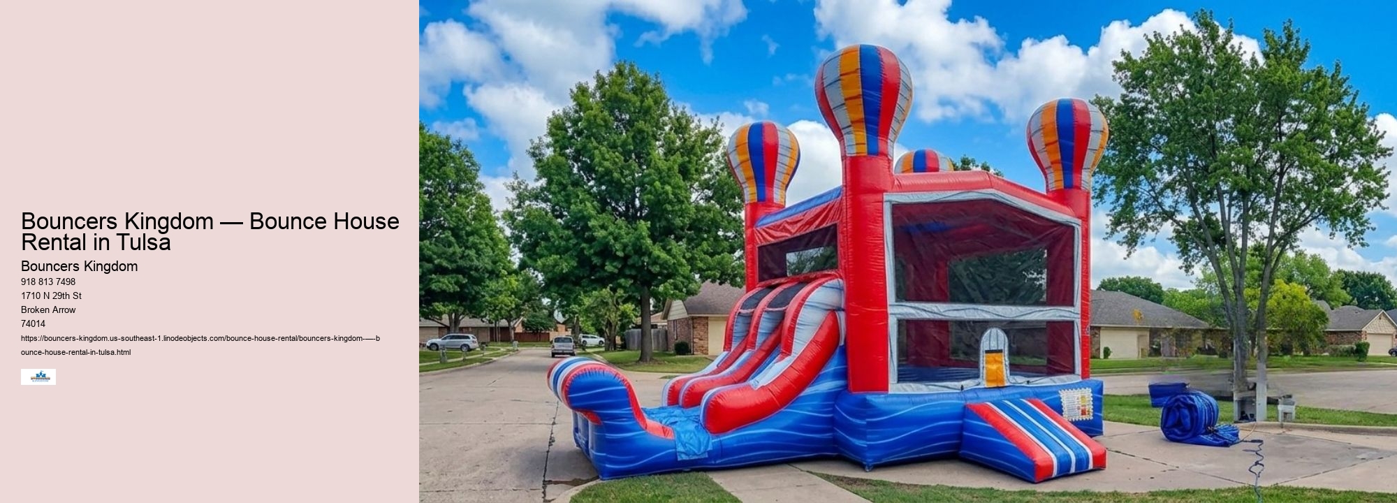 Bouncers Kingdom — Bounce House Rental in Tulsa